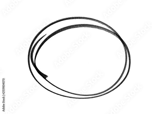 hand-drawn black circle brush stroke highlight marker for presentation, Hand Drawn Oval Highlight Effect, Hand-drawn circle highlight isolated transparent background