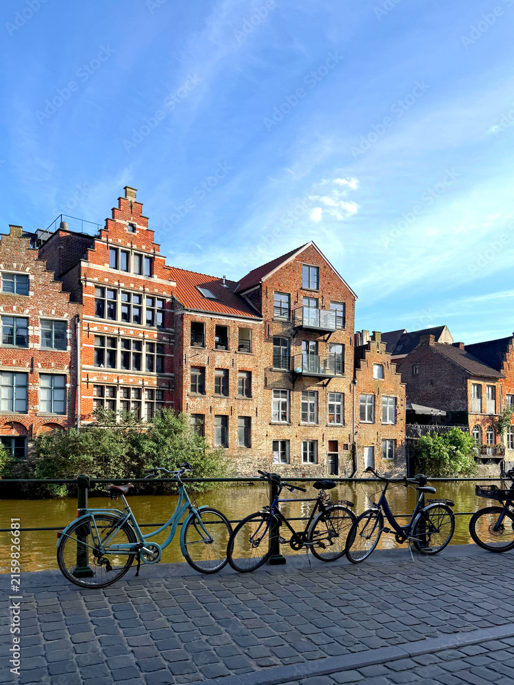 Obraz premium Old town of Ghent Belgium