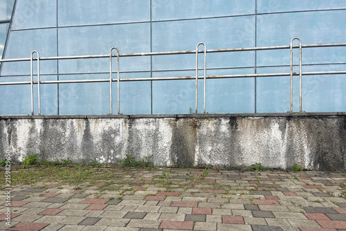 Exterior wall detail outdoors background