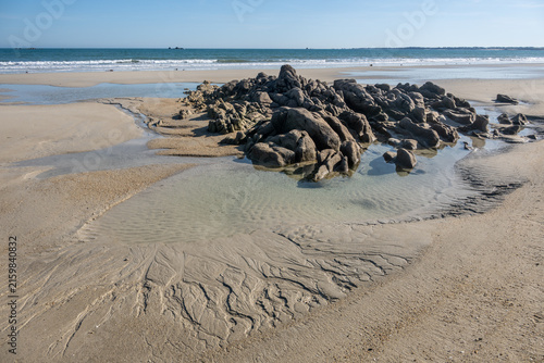 Strand der Keremma, Bretagne
