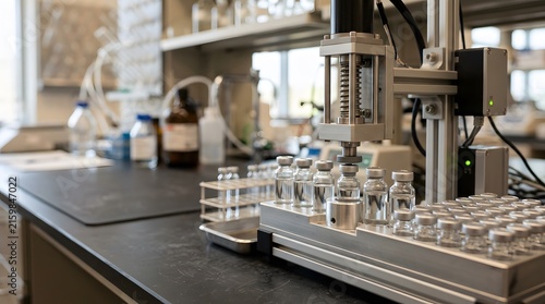 automated laboratory vial crimping workstation for secure analytical sample closure pharmaceutical quality control and precision laboratory processing