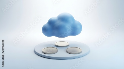 Closeup of Blue and White Pills and Capsules In Glass and Isolated on White Background for Medical Pharmacy Healthcare