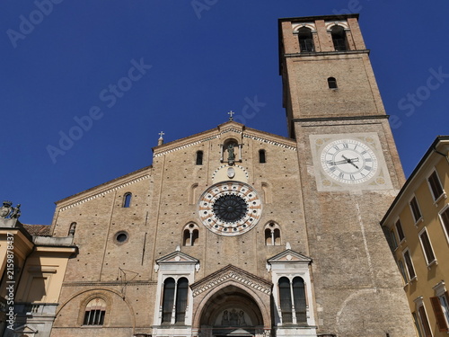 Фотография Facade Lodi dome, Lombardy, Italy