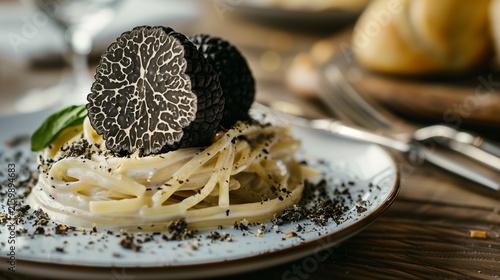French Luxury Black Truffle | Fine Dining Commercial Food Poster