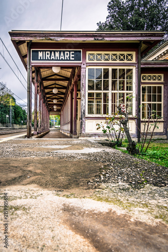 Miramare railway station in Trieste. A small step into the city's Habsburg history.