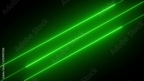 Neon line on black background 