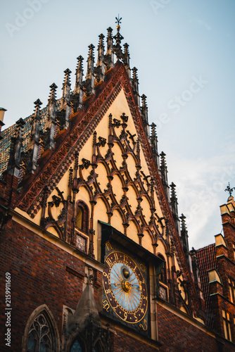 Konstfotografi Wroclaw city architecture, main square