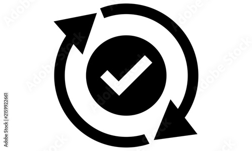 Process Complete Refresh Cycle Icon