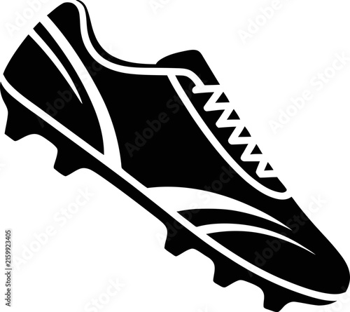 American football boot icon. Vector Illustration