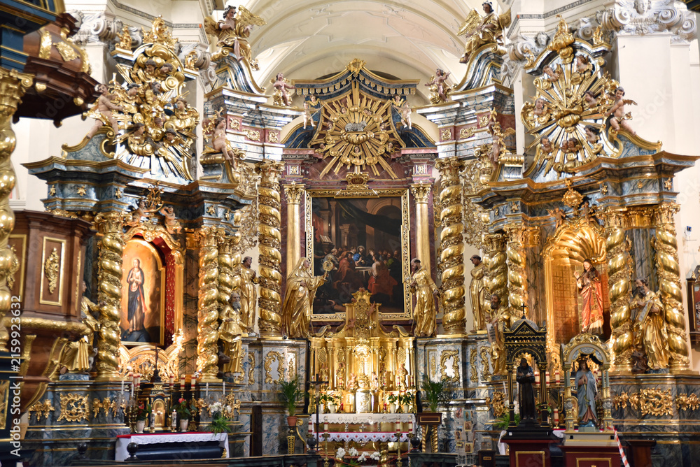 Obraz premium Autel baroque à Cracovie. Pologne