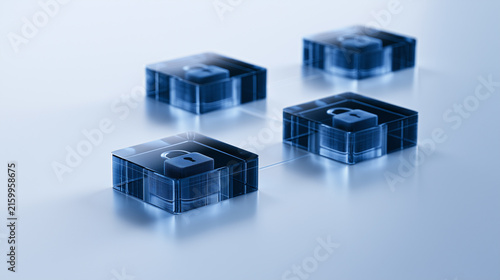 Secure online payment infrastructure with digital locks.