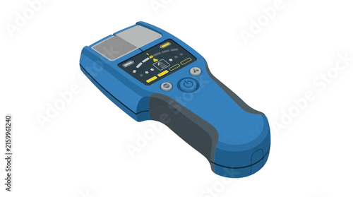 Handheld Digital Industrial Measurement Device Illustration