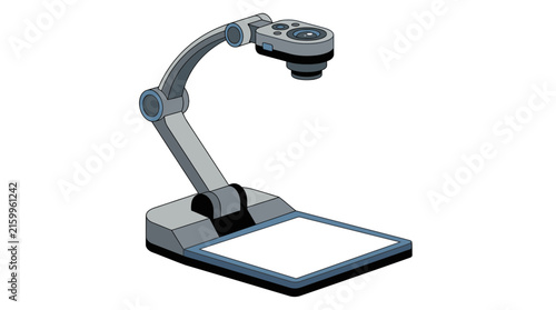 Document Camera or Visual Presenter Illustration