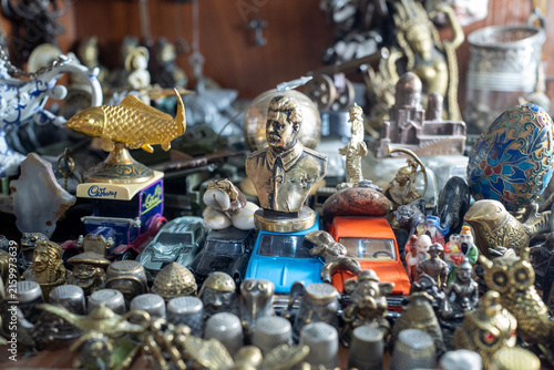 Canvastavla Vintage Antique Market Collection Trinkets Bric-a-Brac
