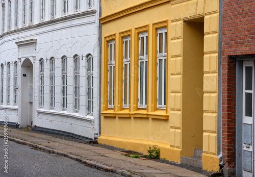 Tonder/Tondern, dänische Kleinstadt Syddanmark, Altstadtszene