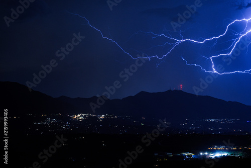 Stormy Weather Over the Costa del Sol Mediterranean Coast