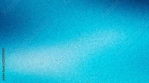 Bright blue abstract design shows smooth color transitions over a textured background during daytime
