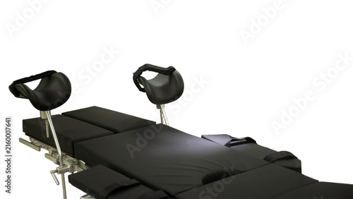 Fotografía Gynecological examination table isolated on transparent background