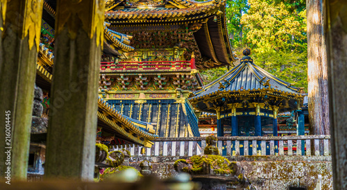 At Toshogu shrine, Nikko (Tochigi Prefecture, Kansai region, Honshu, Japan)