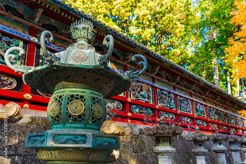 At Toshogu shrine, Nikko (Tochigi Prefecture, Kansai region, Honshu, Japan)