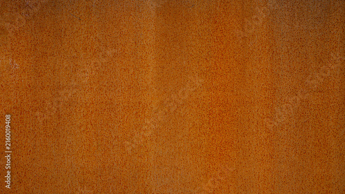 Grunge rusty orange brown metal corten steel stone background texture banner panorama..