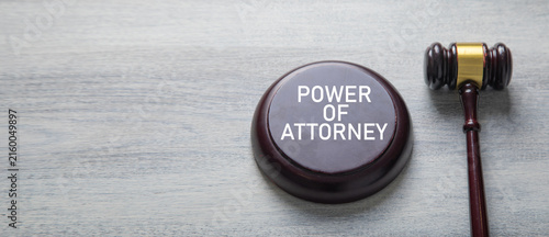 Foto Power Of Attorney. Law. Business