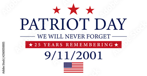 Patriot Day 2026 9/11 25 Years Anniversary 