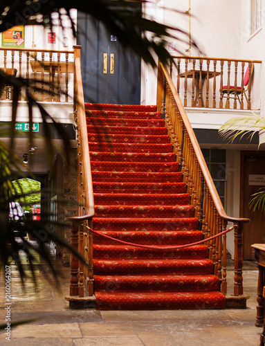 staircase in the old house