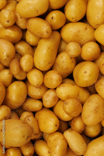 close up of potatoes