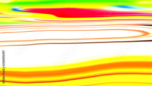 Bright abstract background with flowing vibrant lines in yellow, orange, red, and green for modern artistic projects.