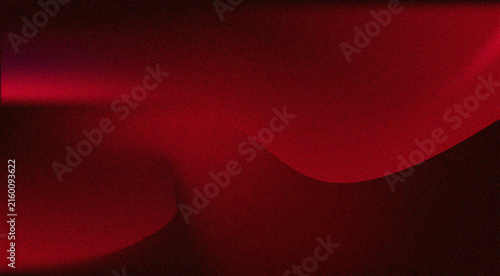Red gradient texture with soft grain effect for artistic mood lighting and dark ambient background for digital design.