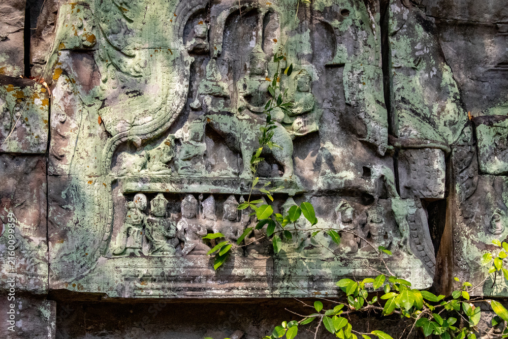 Obraz premium ruines du temple de Beng Mealea dans le complexe d'Angkor à Siem Reap au Cambodge