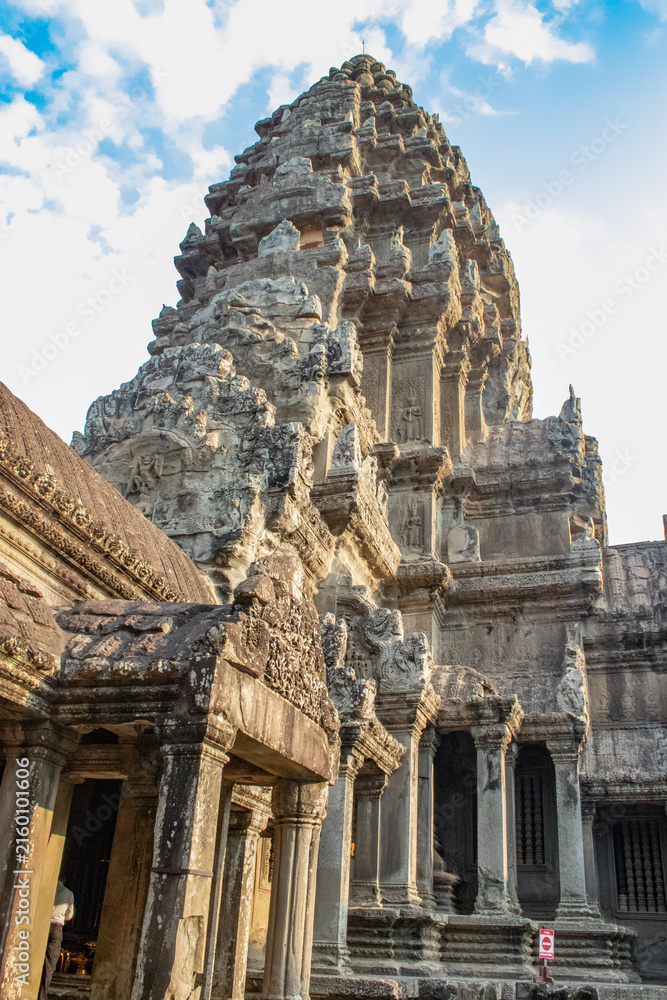 Naklejka premium temple d'angkor vat, siem reap cambodge