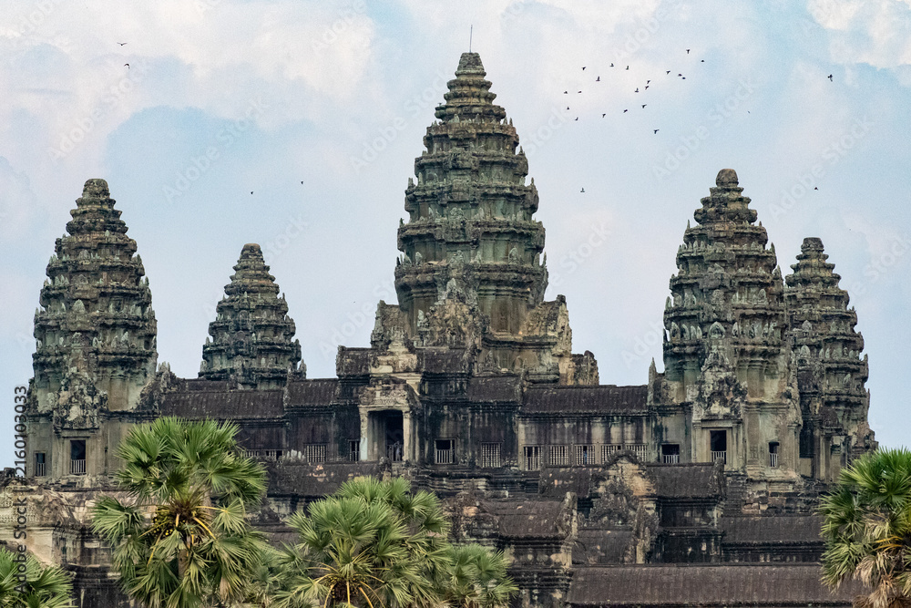 Obraz premium temple d'angkor vat, siem reap cambodge