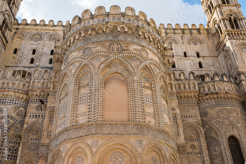 Konstfotografi Eastern apses of Palermo Cathedral, the Metropolitan Cathedral Basilica of the A