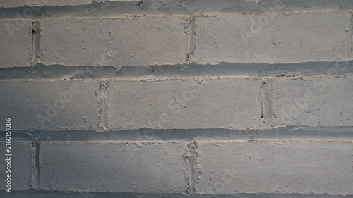 White painted brick wall texture