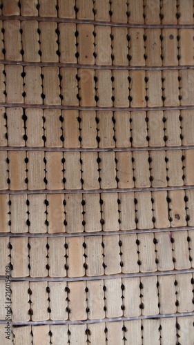 Bamboo mat texture background