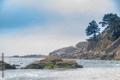 Landscape of cien islands in Galicia