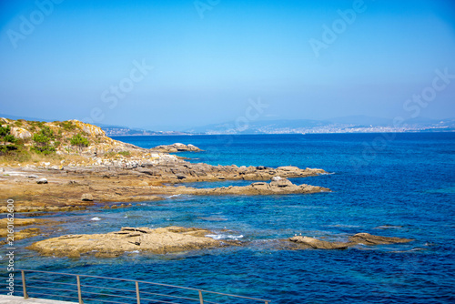 Landscape of cien islands in Galicia