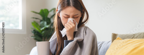 Принти на полотні Sick at home concept