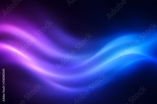 Soft Purple Blue Gradient Waves, Dreamy Abstract Atmosphere, Blurred Color Flow Scene, Calm Ambient Visualization, Ethereal Minimal Light Art  