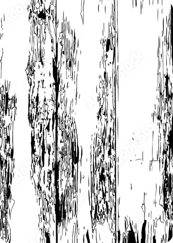 Illustration of natural grain lines and cracks in weathered wood or bark. Wood texture.
