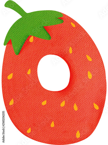 Foto Vibrant Strawberry-Shaped Toy for Playful Imagery