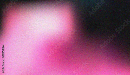 Abstract soft pink gradient with dark contrasting edges and elegant subtle grainy film noise texture