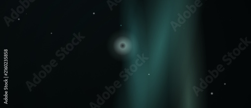 Принти на полотні A breathtaking cosmic spectacle features a vibrant celestial event with a glowin