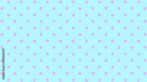 Cute pastel star pattern background with light blue and soft purple colors for design