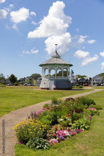 Martha’s Vineyard park landscape bandstand 