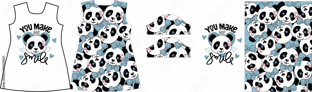 Obraz premium Cute and Delicate Aesthetic Graphic Design for Kids Modern T-Shirt Print