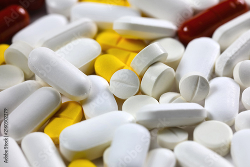 Cuadro en lienzo A variety of medical pills can be found lying here