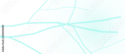 Принти на полотні An abstract composition of fractured glowing lines forms a dramatic and compelli